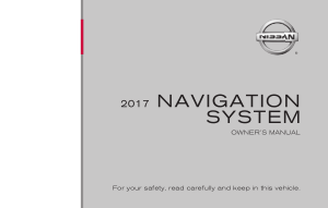 2017 Nissan JUKE LC2 Kai Navigation Manual